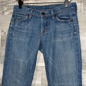 Citizens Of Humanity KELLY Stretch Low Waist Bootcut Jeans Light Wash 26 ANTHRO